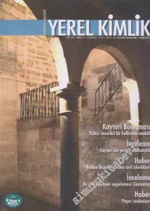 Yerel Kimlik Dergisi - Sayı: 39      Temmuz - Ağustos - Eylül