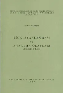 Biga Ayaklanması ve Anzavur Olayları