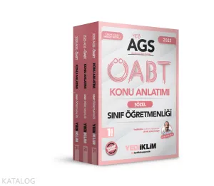 Yediiklim Yayınları 2025 MEB AGS ÖABT Sınıf Öğretmenliği Konu Anlatımı (3 Cilt)