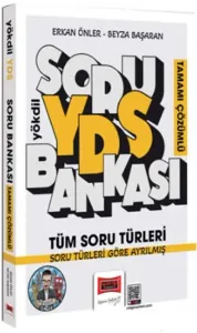 Yargı Yayınları 2025 YDS YÖKDİL Tamamı Çözümlü Tüm Soru Türleri Soru Bankası