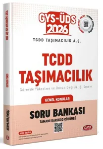Data Yayınları 2026 TCDD Taşımacılık AŞ GYS-ÜDS Genel Konular Soru Bankası - Karekod Çözümlü
