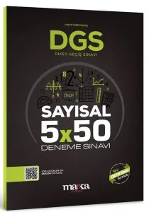 Marka Yayınları 2024 DGS Sayısal 5x50 Deneme PDF Çözümlü