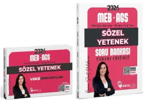 Hoca Kafası Yayınları 2026 MEB-AGS Sözel Yetenek Video Ders Notları ve Soru Bankası 2'li Set