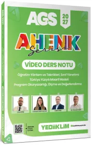 Yediiklim Yayınları 2027 AGS Ahenk Serisi ÖYT Sınıf Yönetimi TYMM Program Okuryazarlığı Ölçme ve Değerlendirme Video Ders Notu