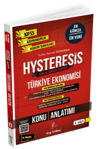 Dizgi Kitap Yayınları 2024 KPSS Kaymakamlık HYSTERESIS Türkiye Ekonomisi Güncel Veriler Konu Anlatımı 2. Cilt