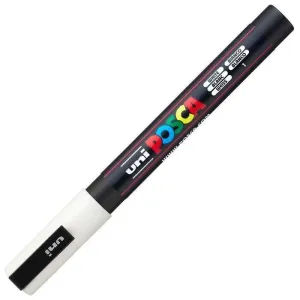 Uni POSCA 0.9-1.3 Su Bazlı Poster Markörü Beyaz N