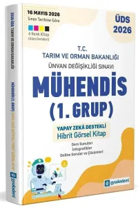 GYS Akademi 2026 GYS ÜDS Tarım ve Orman Bakanlığı Mühendis 1. Grup Görsel Hibrit Kitap