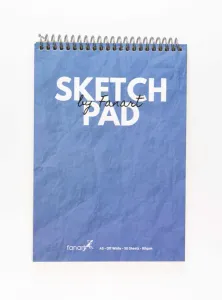Fanart Academy Sketch Pad A5 Mavi 80gr Spiralli 50yp Eskiz Defteri