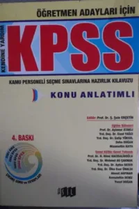 Öğretmen Adayları İçin KPSS Konu Anlatımlı
