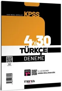 Marka Yayınları 2026 KPSS Türkçe 4 Deneme Çözümlü