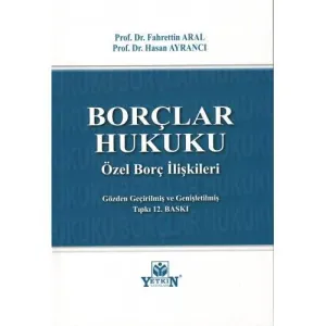 Borçlar Hukuku (Özel Borç İlişkileri)