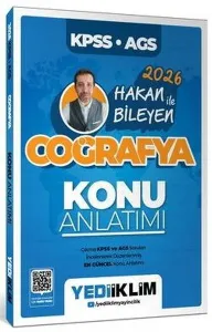 Yediiklim Yayınları 2026 KPSS AGS Coğrafya Konu Anlatımı