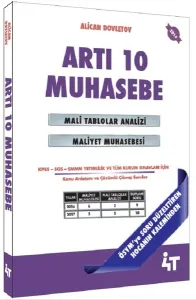 4T Artı 10 Muhasebe Mali Tablolar Analizi Maliyet Muhasebesi - Alican Dovletov