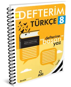 Arı Yayıncılık 8. Sınıf Türkçe Defterim