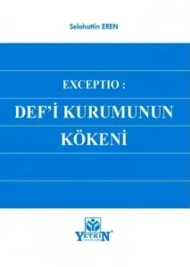 Def'i Kurumun Kökeni