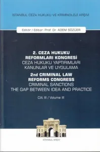 2. Ceza Hukuku Reformları Kongresi ( 3 Cilt Takım )