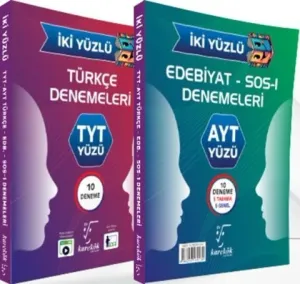 Karekök Yayınları TYT AYT Türkçe Edebiyat İki Yüzlü Deneme
