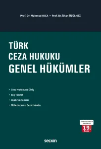 Türk Ceza Hukuku Genel Hükümler