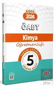 DATA ÖABT KİMYA TAMAMI ÇÖZÜMLÜ 5 DENEME SINAVI 2023