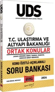 Yargı Yayınları 2024 UDS T.C Ulaştırma ve Altyapı Bakanlığı Ortak Konular Konu Özetli-Açıklamalı Soru Bankası