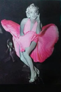 3D Marilyn Monroe 3 Üç Boyutlu Hareketli Resim Duvar Tablo
