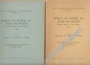 Rahat - üs - Sudur ve Ayet - üs - Sürur ( Gönüllerin Rahatı ve Sevinç Alameti ) 2 Cilt TAKIM -