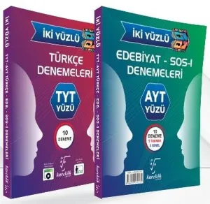 YKS TYT AYT TÜRKÇE EDEBİYAT İKİ YÜZLÜ DENEMELERİ