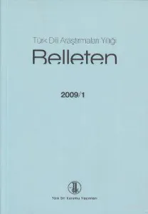 Türk Dili Araştırmaları Yıllığı - Belleten 2009 / 1