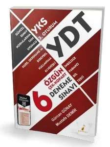 YDT İngilizce Çek Kopar 6 Özgün Deneme Sınavı Dijital Çözümlü