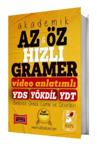 Yargı Yayınları 2025 YDS YÖKDİL YDT Akademik Az & Öz Hızlı Gramer (Video Anlatımlı)