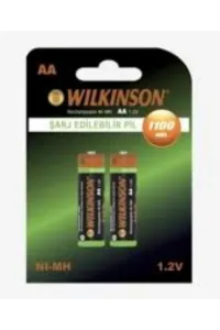 WILKINSON 2 Lİ AA 1100MAH ŞARJLI KALEM PİL