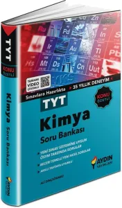Aydın Yayınları TYT Kimya Konu Özetli Tamamı Video Çözümlü Soru Bankası