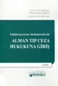 Alman Tıp Ceza Hukukuna Giriş