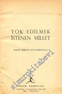 Yok Edilmek İstenen Millet -        1957