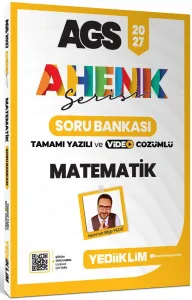 Yediiklim Yayınları 2027 MEB AGS Ahenk Serisi Matematik Tamamı Yazılı ve Video Çözümlü Soru Bankası