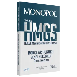 MONOPOL HMGS Borçlar Hukuku Genel Hükümler Ders Notları