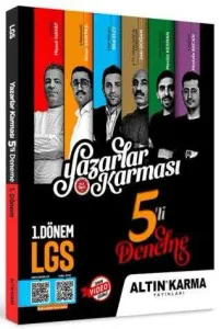Altın Karma 8. Sınıf 1.Dönem Yazarlar Karması 5 Deneme