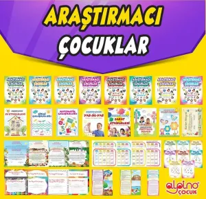 Okul Öncesi Araştırmaçı Çocuklar 5 Yaş | 8 Kitap