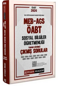 Pegem Yayınları 2026 MEB AGS ÖABT Sosyal Bilgiler Öğretmenliği Çıkmış Sorular