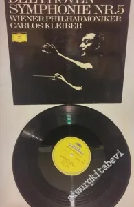 33 LP PLAK VINYL: Beethoven, Wiener Philharmoniker, Carlos Kleiber, Symphonie Nr. 5 -        1975