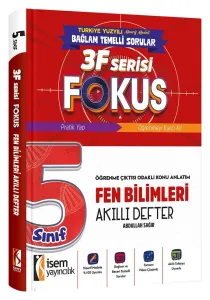 İSEM YAY. 5. SINIF FOKUS FEN BİLİMLERİ AKILLI DEFTER