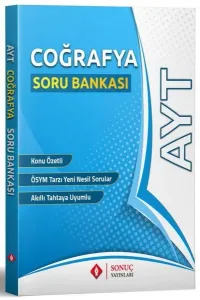 Sonuç Yayınları AYT Coğrafya Soru Bankası Sonuç