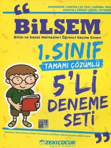 Zeki Çocuk 1. Sınıf Bilsem 5'li Deneme Seti