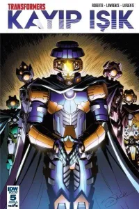 Transformers Kayıp Işık Bölüm 5 Kapak-A