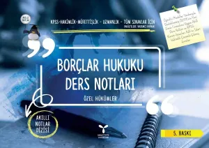 Umuttepe Borçlar Hukuku Özel Hükümler Akıllı Ders Notları