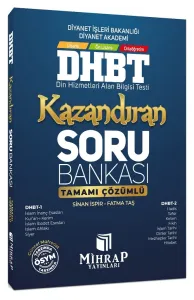 Mihrap Yayınları DHBT Kazandıran Soru Bankası Çözümlü