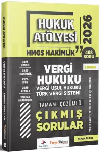Dizgi Kitap Yayınları 2026 Hukuk Atölyesi Hakimlik HMGS Vergi Hukuku Tamamı Çözümlü Çıkmış Sorular