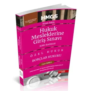 HMGS Borçlar Hukuku Soru Bankası