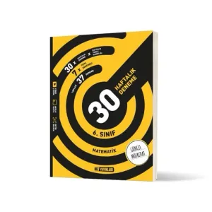 HIZ 6. SINIF MATEMATİK 30 HAFTALIK DENEME ******YENİ******