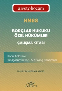 Aristohocam HMGS - Borçlar Hukuku Özel Hükümler Çalışma Kitabı